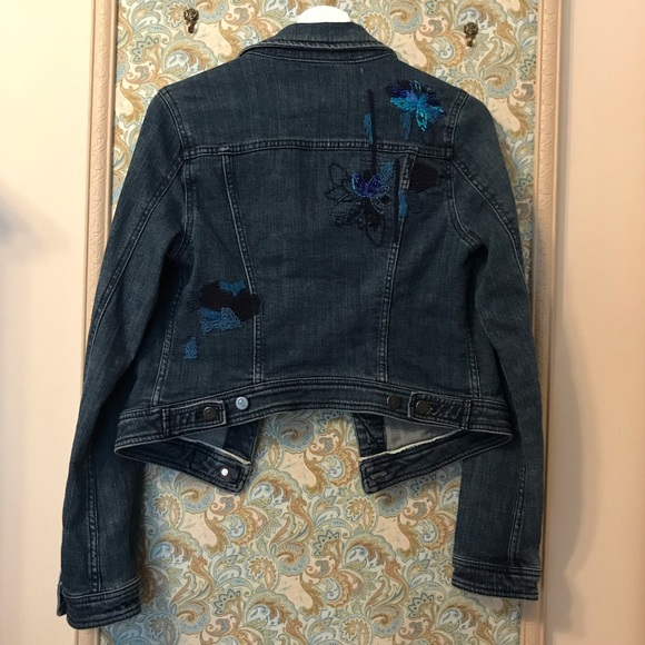 Anthropologie Pilco Sequined Denim Jacket - Picture 3 of 7